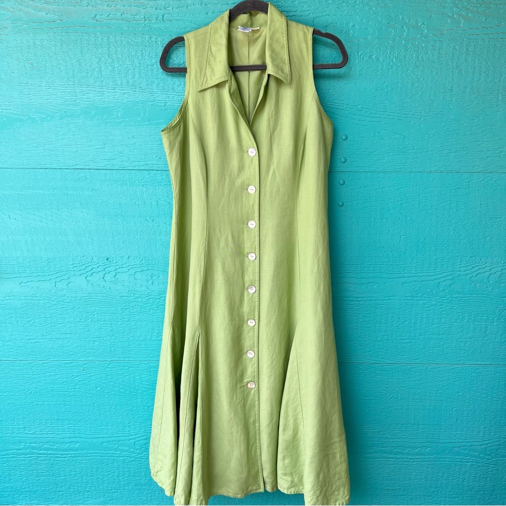 Coldwater Creek Green Maxi Dress